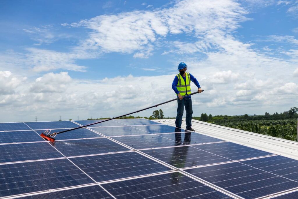 Entretien panneaux solaires